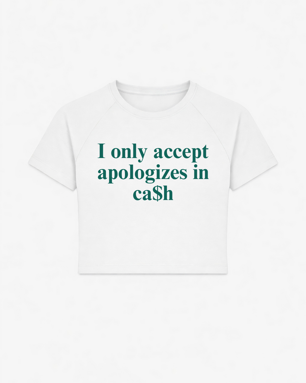 Cash Only Baby Tee