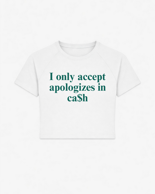 Cash Only Baby Tee